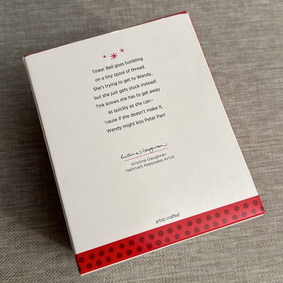 NIB! Never Been User Tink Takes a Tumble Hallmark Ornament 2013 - Picture 3 of 16